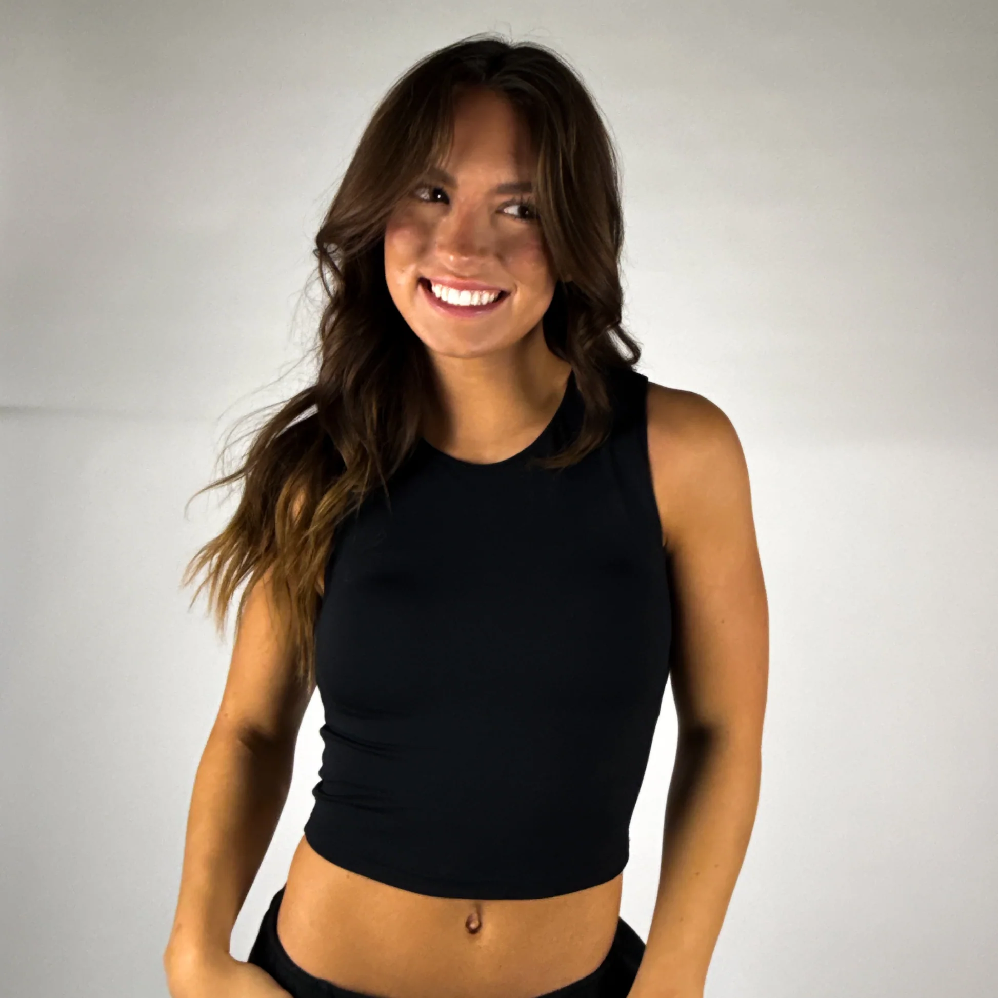 Strive Slim Fit Cropped Tank